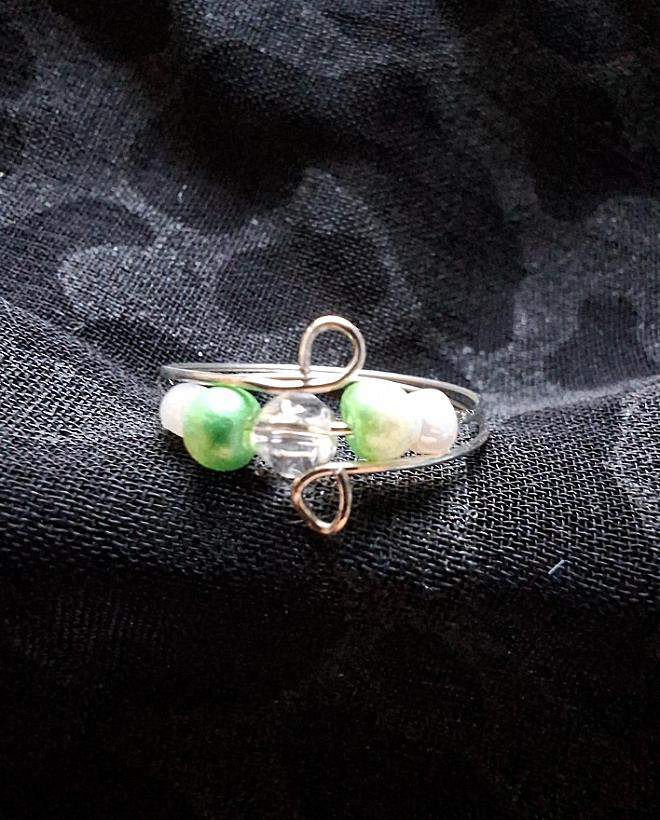 groen op zilver maat 18.5