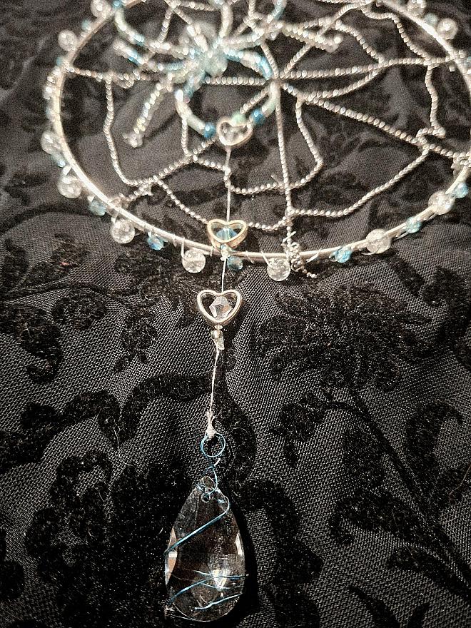 suncatcher blauwe spin